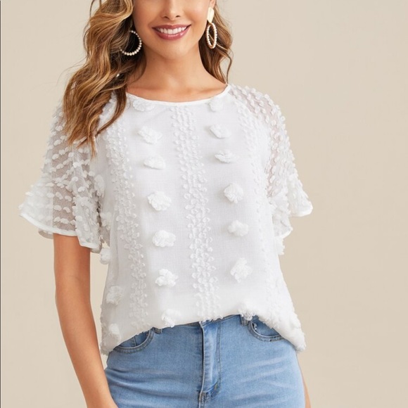 SHEIN Tops - SHEIN White Blouse